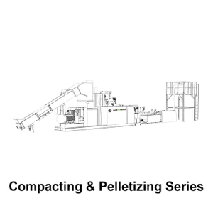 Máquina de pellets de plástico com certificados ISO Ce